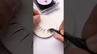 How to create wispy set faster lashextensions lashes eyelashextensions lashartist lashtech [upl. by Aicirtap]