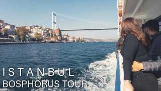 Istanbul Bosphorus cruise tour Turkey 4K [upl. by Estel983]