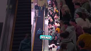 She Tried to Run Up the Escalator 😳 shorts [upl. by Releehw817]