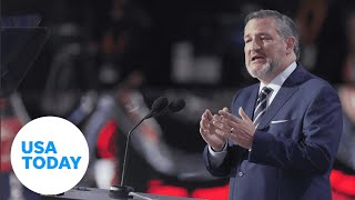 Full speech Sen Ted Cruz uses speech to thank God for Donald Trump at 2024 RNC  USA TODAY [upl. by Aivle314]