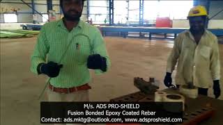 Bend Test to check Adhesion of Rebar coating [upl. by Etnod646]