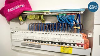 The art of beautiful consumer units Electricians let LOOSE [upl. by Annoel]