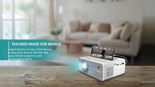 【AOPEN QH11 Projector】AOPEN Portable Mobile LED Projector QH11 Product Video Overview [upl. by Allin626]