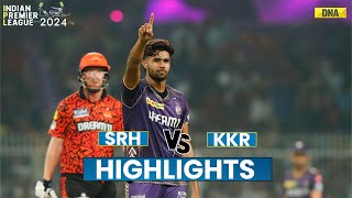 KKR VS SRH Highlights Andre Russell Harshit Rana Shines As KKR Beat SRH By 4 Runs I IPL 2024 [upl. by Akapol]