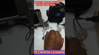 IRFZ44N MOSFET AS SIMPLE MOTOR CONTROL [upl. by Newra]