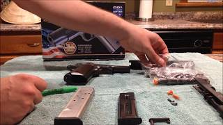 KWC airsoft 1911A1 GSG 22lr Conversion 1000 Round Review [upl. by Analla]