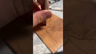 Making a Star Wars themed leather wallet leathercraft leathershorts leather [upl. by Ostap]