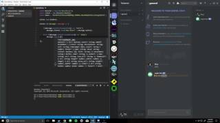 Discord Bot Tutorial  How to have a Discord Bot read messages and respond back [upl. by Louisa]