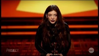 Lordes Biggest Acceptance speech at Grammys 2014 [upl. by Spooner782]