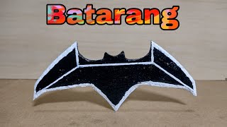 Como fazer o Batarang do Batman com Papelão [upl. by Hait]