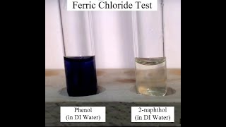 Ferric Chloride Test for Phenols [upl. by Nehcterg]