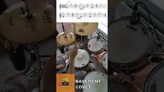 Basement  Covet  Drum Intro with sheet music shorts fyp drums [upl. by Onitram]