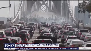 Sideshow shuts down Bay Bridge [upl. by Allicirp]