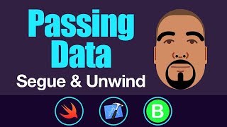 Passing Data Segue and Unwind  Swift 4 Xcode 9 [upl. by Neret]