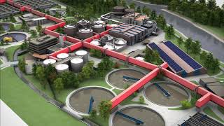 Zurich Werdhoelzli How does a sewage treatment plant work [upl. by Yelkao]