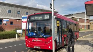 LX59 AOF departing Newham Hospital bound for Stoke Newington RennoHundred [upl. by Concettina]