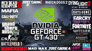 GeForce GT 430 in 2022  Test in 25 Games [upl. by Enellek]