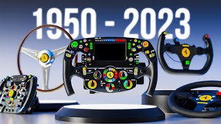 F1 Steering Wheel Evolution  1950  2023 [upl. by Acimehs294]