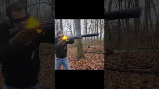 Shooting a Ported Shotgun Suppressed [upl. by Ariaj]