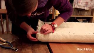 Upholstery How To Traditional Upholstery Technique [upl. by Lyrret]