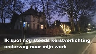 Ik spot nog steeds kerstverlichting onderweg naar mijn werk [upl. by Thielen]