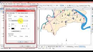 How to add graticules and grids Latitude and Longitude in Map Layout in ArcMap [upl. by Beau]