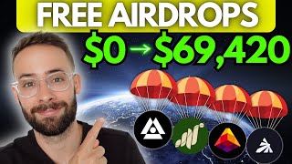 Top FREE Airdrops for 2024 0 Required [upl. by Venice39]