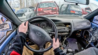 1996 Toyota Corolla 4AT  POV Test Drive Binaural Audio [upl. by Anurb]