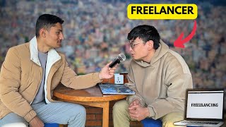 Asking Youths How They Make Money Online in Nepal [upl. by Eiduj402]