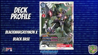 Deck profile BlackWarGreymon X  BT14 [upl. by Haneeja685]