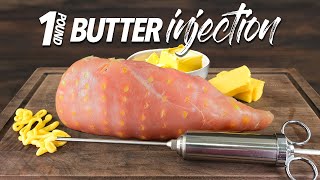 I injected my CHICKEN BREAST with 1lbs of BUTTER [upl. by Zzabahs]