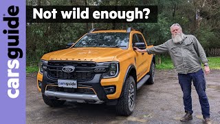 Wilder 2024 Ford Ranger review Wildtrak X  New Toyota HiLux GR Sport rival expands 4WD ute game [upl. by Ozzie128]