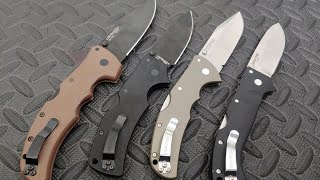 4 GREAT COLD STEEL KNIVES LEAST TO FAVORITE [upl. by Anileve]