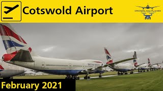 Cotswold Airport  BA Boeing 747 Graveyard  Kemble  February 2021 [upl. by Hershel]