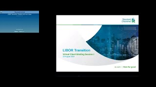 LIBOR Transition Update and next steps  Session 1 25 August 2020 [upl. by Nick]