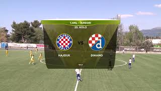 HAJDUK vs DINAMO 31 25 kolo Prva HNL  Juniori 2122 [upl. by Crescantia]