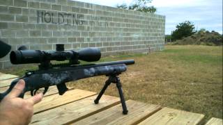 Integrally suppressed 22 bolt action [upl. by Pournaras]