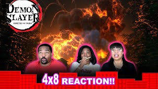 Demon Slayer 4x8 The Hashira Unite  GROUP REACTION [upl. by Aiekram869]