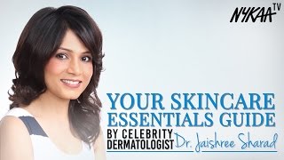 Best Skincare Essentials Guide By Celebrity Dermatologist Dr Jaishree Sharad  Nykaa [upl. by Louisa980]