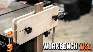 How to make a Workbench Vise  DIY MOXON VISE [upl. by Henri]