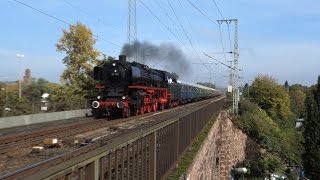 Dampflok 01 150  60er70erJahreDZug AKESonderfahrt Aachen  Bacharach bei Wiesbaden [upl. by Aynekal]