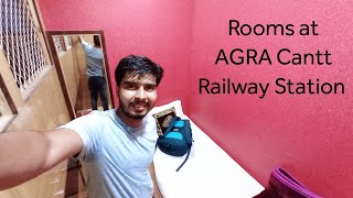 Retiring Rooms amp Dormatory At AGRA CANTT Railway Station  Alekh Kulthe [upl. by Atinwahs]