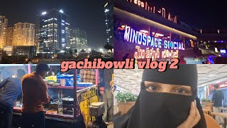 aesthetic gachibowli Hyderabad vlog 2  inorbit mall mindspace [upl. by Nocam]