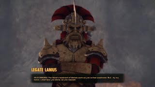 The only time Legate Lanius says a curse word  Fallout New Vegas [upl. by Ahsaele41]