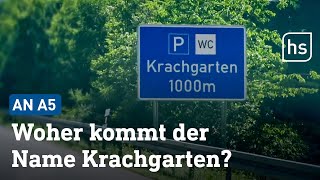 Mysteriöser RastplatzName Krachgarten  hessenschau [upl. by Anjela89]