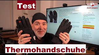 Wasserdichte FahrradhandschuheSkihandschuhe Thermohandschuhe zum Laufen Radfahren Skifahren Test [upl. by Misab752]