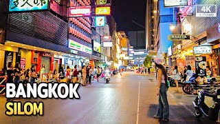 Bangkok Nightlife in Silom Patpong and Thaniya Road 2022 4K [upl. by Micki]