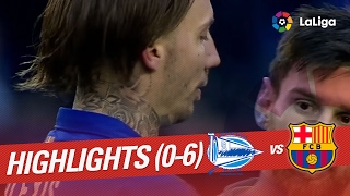 Resumen de Deportivo Alavés vs FC Barcelona 06 [upl. by Aleak322]