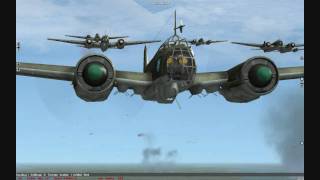 Battle of Britain II massed air battle footage [upl. by Lanahtan]