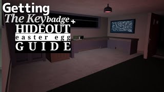 Getting The Key badge  Hideout Easter Egg Guide  Roblox Specter [upl. by Steinke]